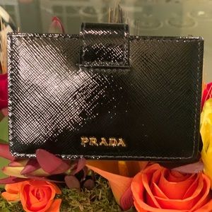 Prada Saffiano Leather Accordion Card Case